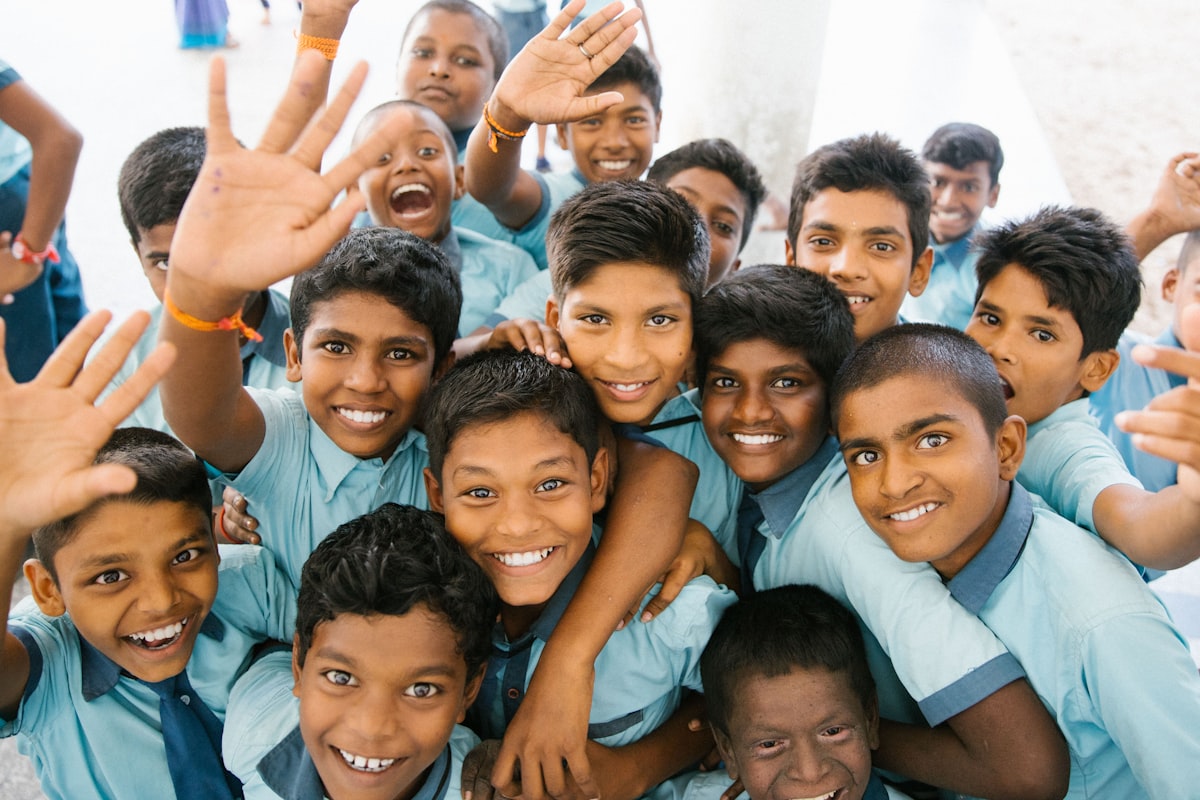 Indian children at a community programme — NGOs use WhatsApp Business to send instant updates to donors supporting these programmes